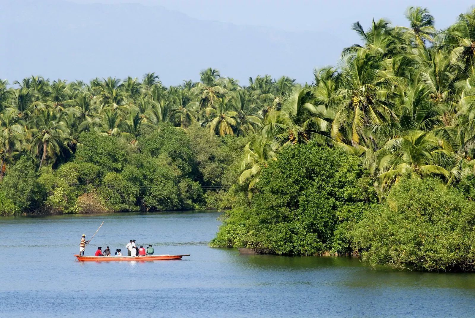 River scene close to Vindya Homestay